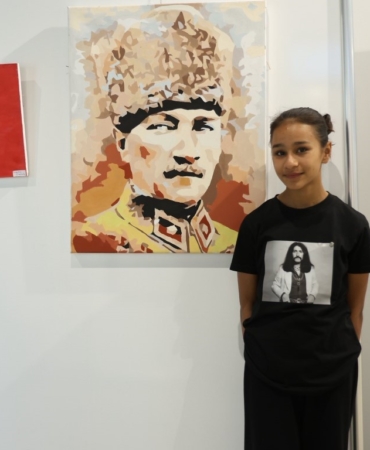 Kartepe’de 19 Mayıs ruhu tuvallere yansıdı