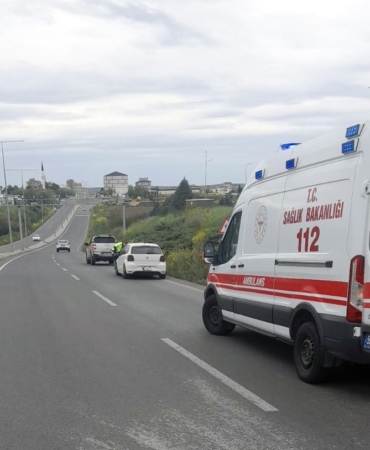 Tekirdağ’da otomobilin çarptığı yaya yaralandı