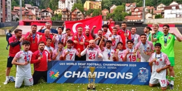 İşitme Engelliler U23 Milli Takımı, dünya şampiyonu oldu