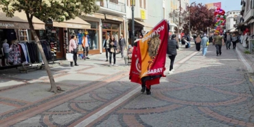 Edirne’de Saraçlar Caddesi’nde Süper Lig heyecanı sokaklara taşındı