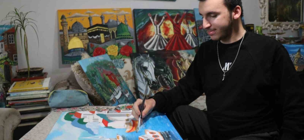 Hayatını 3 engelli oğluna adadı: Şair, ressam ve tiyatrocu kardeşler