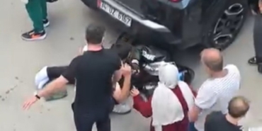 Pendik’te motosiklet otomobile çarptı: 1 yaralı