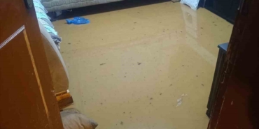 Sağanak yağış sebebiyle evleri su bastı