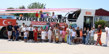 Gezici bayram otobüsü Kartepe’de çocuklarla buluşacak