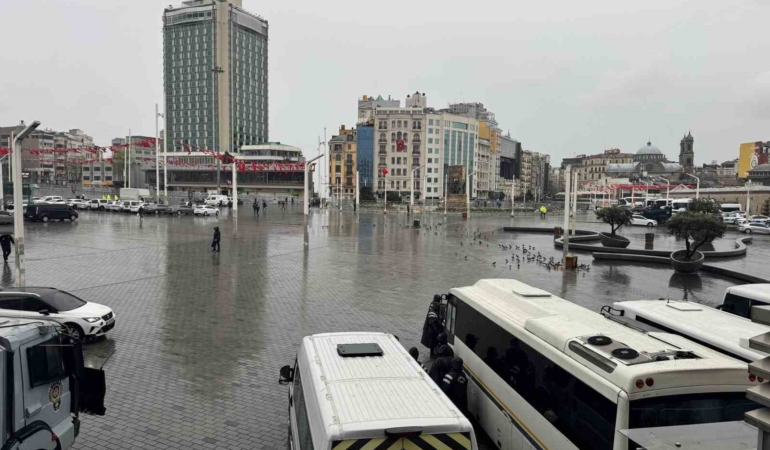 Taksim Meydanı ve İstiklal Caddesi’nde 1 Mayıs sessizliği