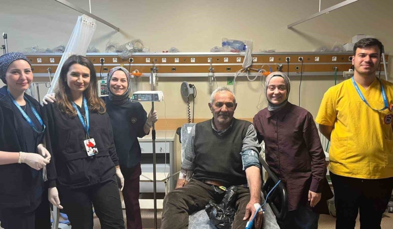 İnme hastasına hayat kurtaran müdahale