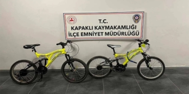 Kapaklı’da bisiklet çalan 2 çocuk yakalandı