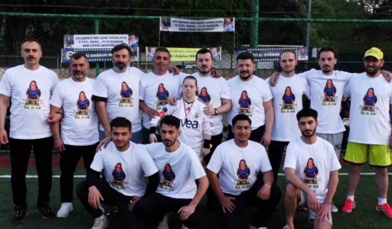 Down sendromlu Melisa’nın halı saha hayali gerçek oldu