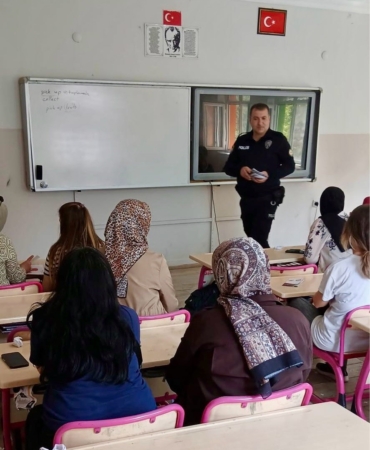 Velilere dolandırıcılık ve KADES bilgilendirmesi