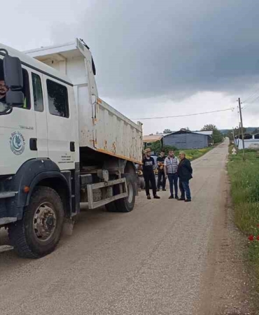Bilecik’te bayram öncesi köy yollarında yoğun mesai