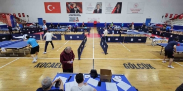 Gölcük’te masa tenisi heyecanı