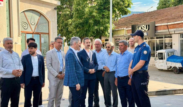 Yenice’de bayramlaşmaya Anayasa Mahkemesi Üyesi İnce katıldı