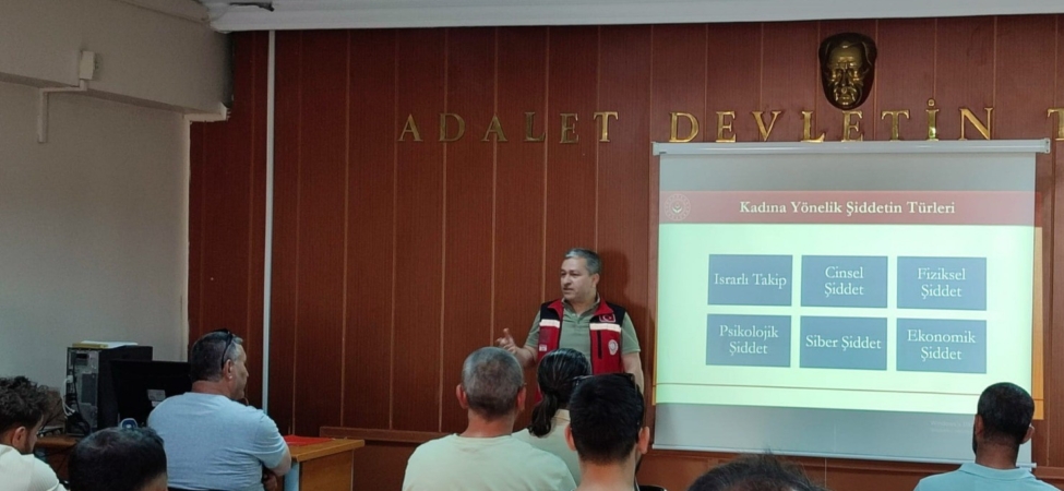 Yükümlülere Aile İçi Şiddetle Mücadele eğitimi