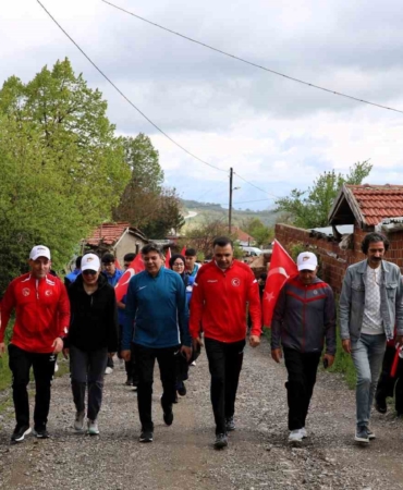 Bilecik’te doğa yürüyüşü gerçekleştirildi