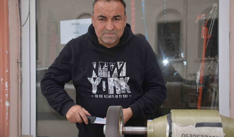 15 yıllık bıçakçının ’kurban’ mesaisi