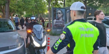 Kaldırımı yol gibi kullandılar, cezadan kaçamadılar