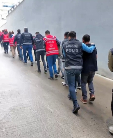 Tekirdağ’da helikopter destekli uyuşturucu operasyonu: 16 tutuklama