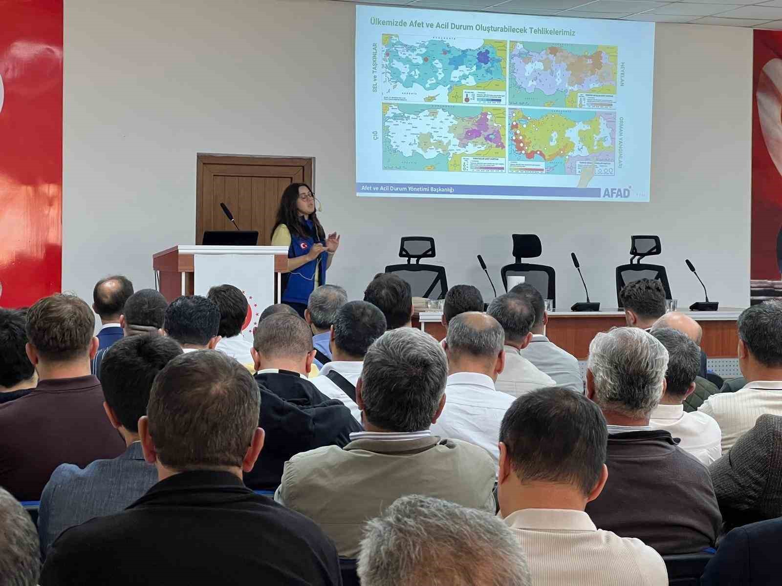 Çanakkale’de afet eğitimi