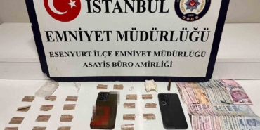 Esenyurt’ta, boş binada uyuşturucu ticareti yapan şahıslar yakalandı
