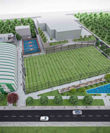 Çamlıtepe Spor Kompleksi’nin yüzde 71’i tamamlandı