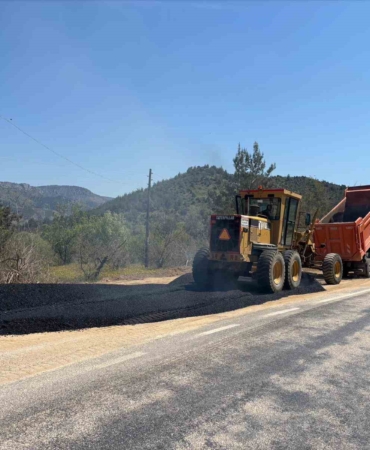 Bilecik’te tehlikeli yol genişletildi