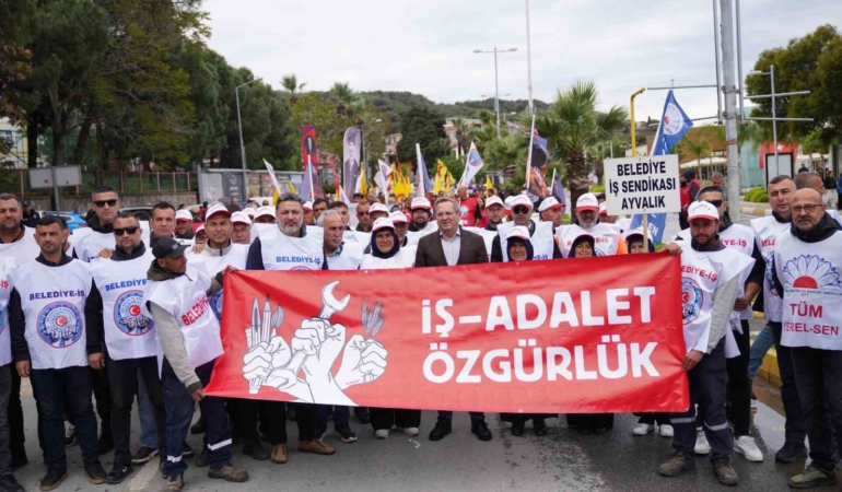 Ayvalık’ta 1 Mayıs coşkusu