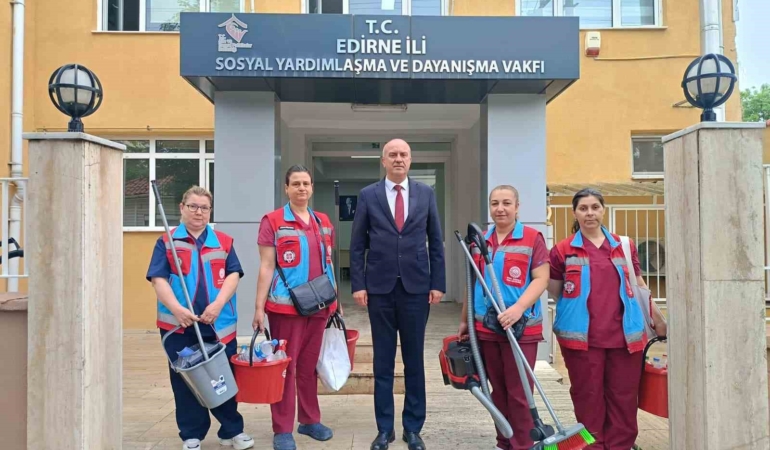 Edirne’de vefa hizmetleri yüzleri güldürüyor, gönülleri ısıtıyor