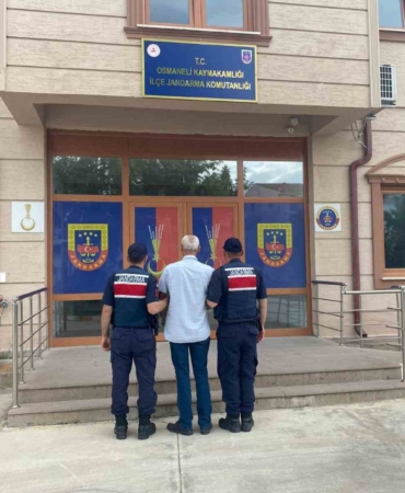 Bilecik’te 8 yıl 4 ay hapis cezası bulunan şahıs yakalandı
