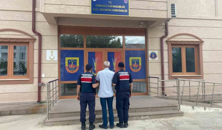 Bilecik’te 8 yıl 4 ay hapis cezası bulunan şahıs yakalandı