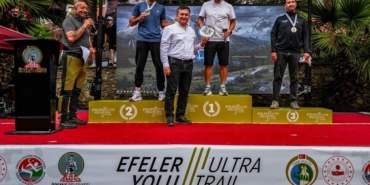 Efeler Yolu Ultra Trail’de madalyalar sahiplerini buldu
