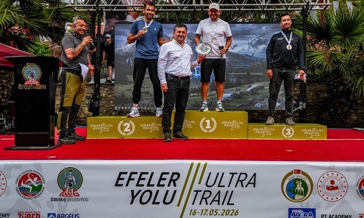 Efeler Yolu Ultra Trail’de madalyalar sahiplerini buldu