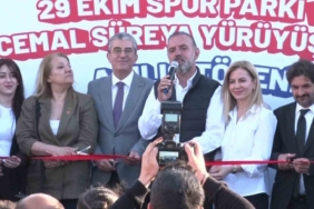Sancaktepe’de 29 Ekim Spor Parkı ve Cemal Süreya Yürüyüş Yolu açıldı