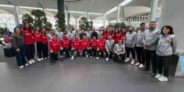 Milli sporcular taekwondo şampiyonası için Münih’e gitti