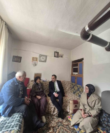 Kaymakam Uçar hane görüşmelerinde bulundu