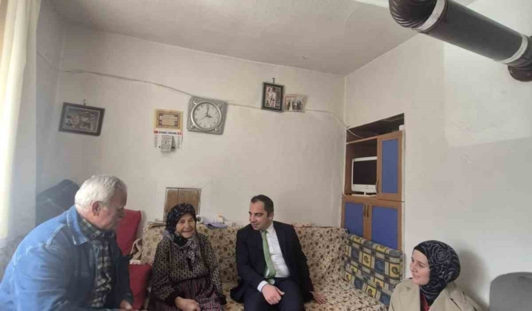 Kaymakam Uçar hane görüşmelerinde bulundu