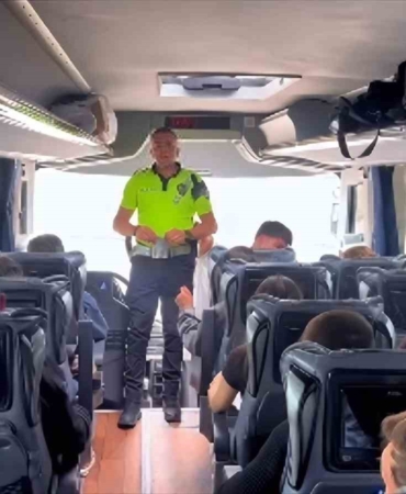 Bayram denetimlerinde emniyet kemeri uyarısı