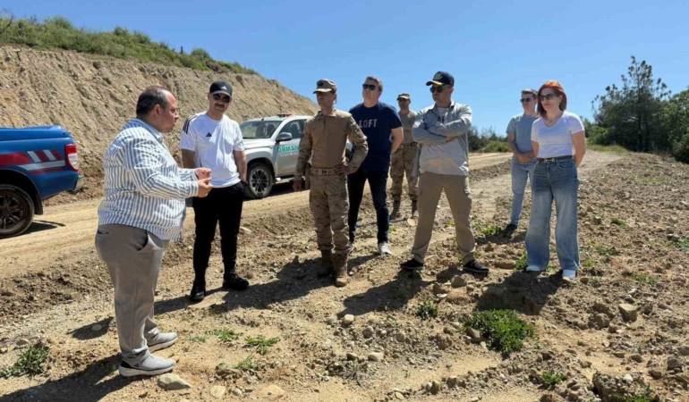 Tarihe tanıklık eden Mustafa Kemal Yürüyüş Yolunda incelemelerde bulunuldu