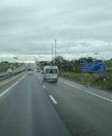 Kırklareli’nde yağmur yağışı