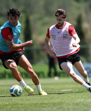 A Milli Futbol Takımı, Kuzey Makedonya hazırlıklarını sürdürüyor