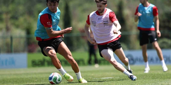 A Milli Futbol Takımı, Kuzey Makedonya hazırlıklarını sürdürüyor