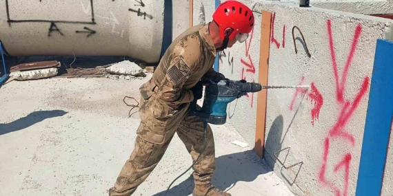 AFAD’dan askeri personele enkazda arama kurtarma eğitimi