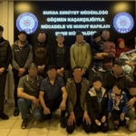 Bursa’da göçmen kaçakçılığı operasyonu: 18 kaçak göçmen yakalandı