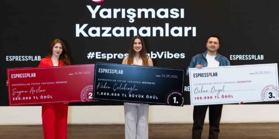Espressolab sosyal medya yarışmasının kazananları ödüllerini aldı