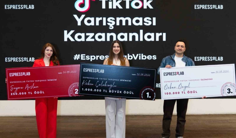 Espressolab sosyal medya yarışmasının kazananları ödüllerini aldı