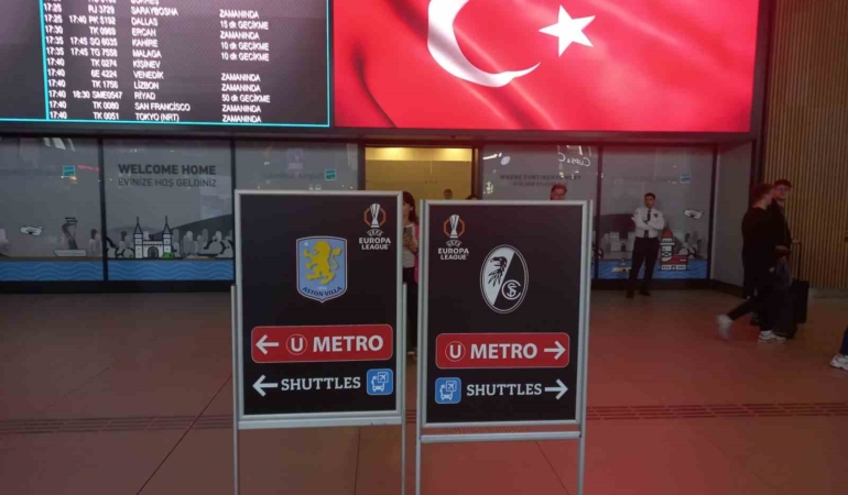 İstanbul Havalimanı’nda Avrupa Ligi Finali heyecanı yaşanıyor