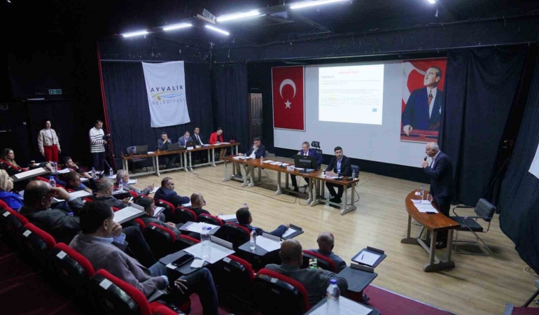 Ayvalık Belediye Meclisi Mayıs Ayı toplantısını yaptı