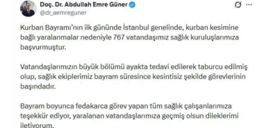 İstanbul’da bayramın ilk günü 767 kişi kurban keserken yaralandı