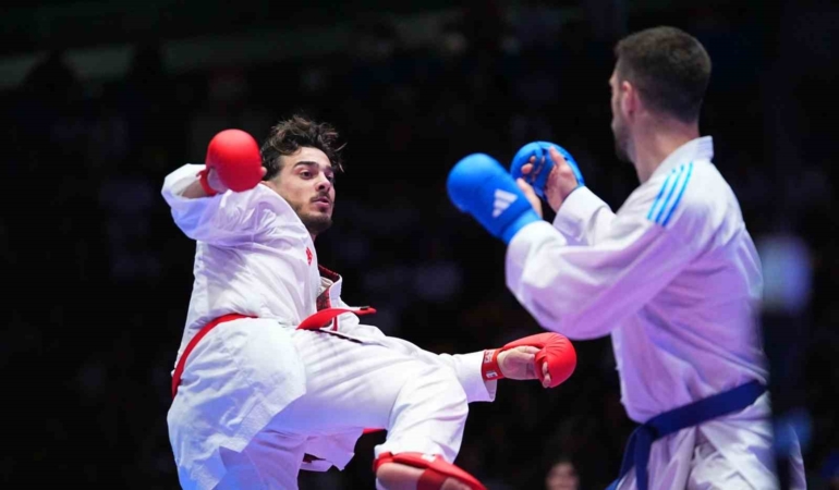 Avrupa Karate Şampiyonası’ndan erkek takım kumitede gümüş madalya