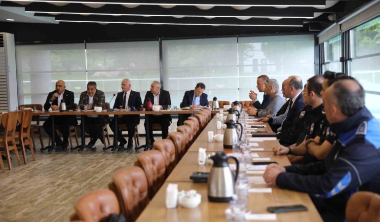 Bursa’da Zabıta Teşkilatı’ndan kurban bayramı öncesi koordinasyon toplantısı