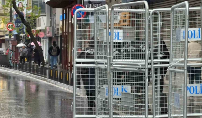 Şişli’de 1 Mayıs nedeniyle güvenlik önlemleri alındı